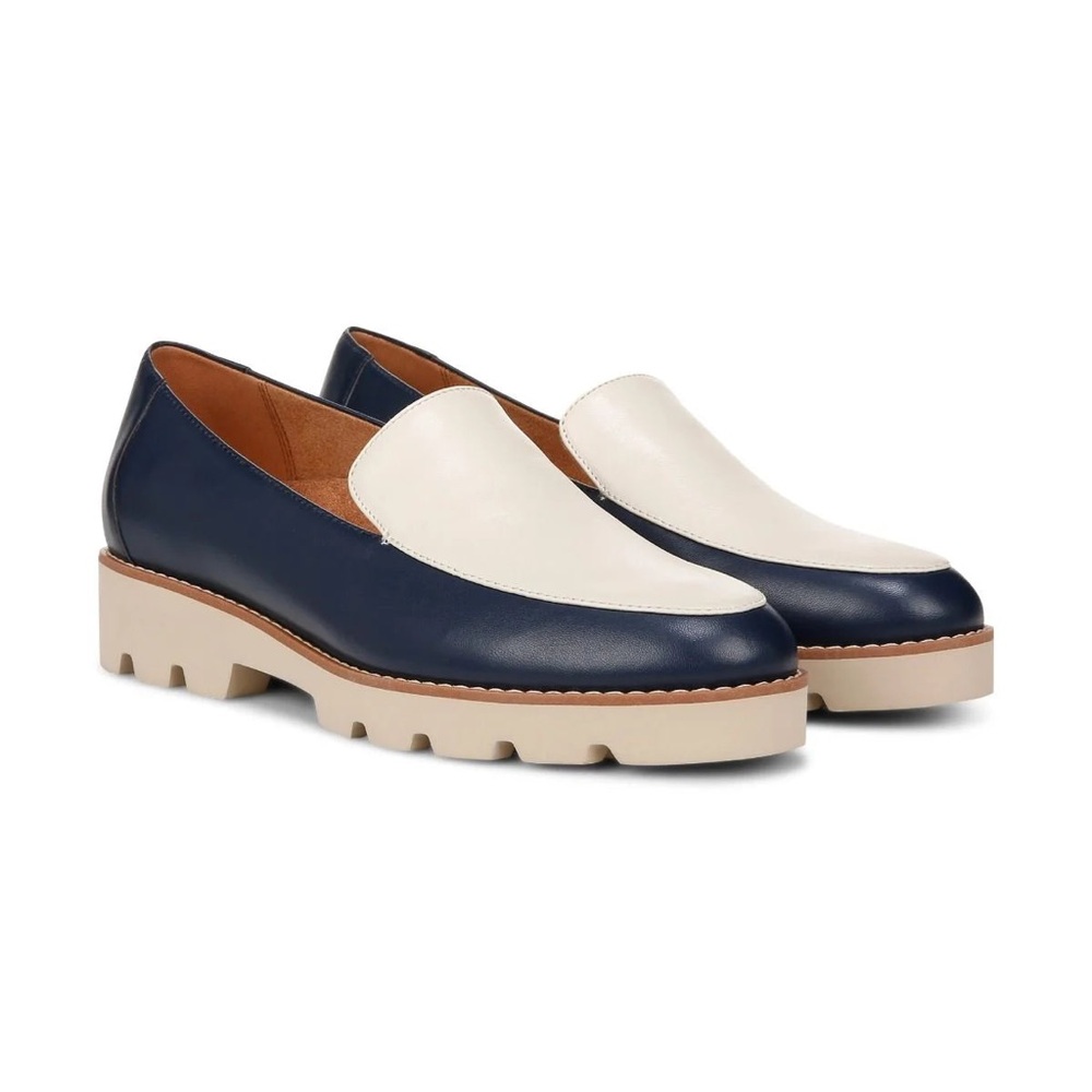 VIONIC KENSLEY LOAFER - Navy/Cream